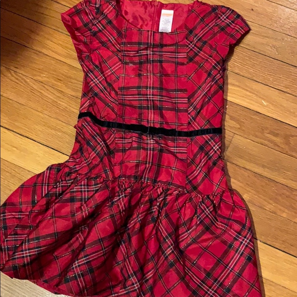 Gymboree size 7 red plaid dress